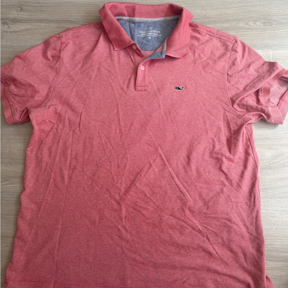 Vineyard Vines Men’s Heather Coral Polo